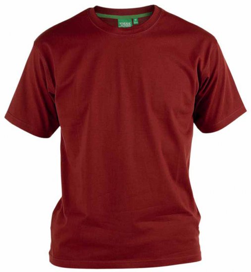 D555 Flyers Crew Neck T-shirt Rot - Herren-T-shirts - Herren-T-Shirts in großen Größen