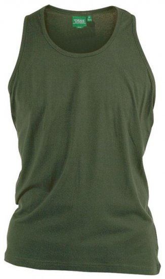 D555 Fabio Tanktop Khaki - Herren-T-shirts - Herren-T-Shirts in großen Größen