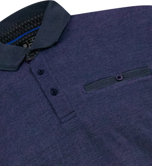 D555 Newcastle Polo Shirt Grey - Polo-shirts für herren - Polo-Shirts für Herren in großen Größen