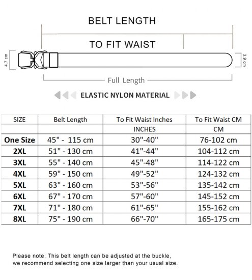 D555 Dale Tactical Stretch Webbing Belt with Heavy Duty Quick Release Buckle Khaki - Lange Gürtel - Lange Gürtel für Männer
