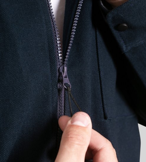 D555 Cleveley Long Sleeve Heavy Shacket Overshirt Navy - Herrenhemden - Herrenhemden in großen Größen