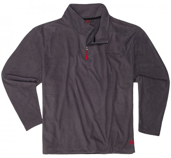 Adamo Vancouver Fleece Sweater Grey - Sportbekleidung & outdoor - Sportbekleidung in große größen für herren