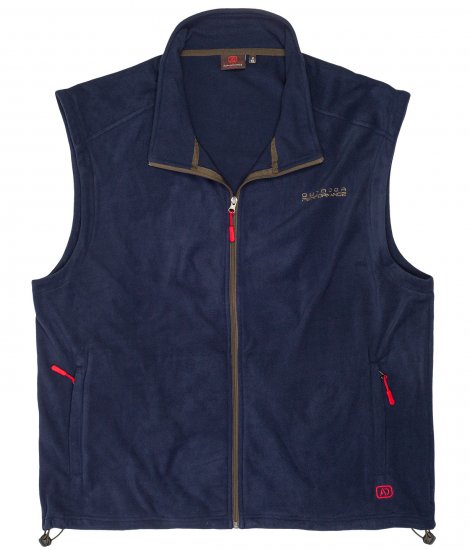 Adamo Montreal Fleece Vest Navy - Sportbekleidung & outdoor - Sportbekleidung in große größen für herren