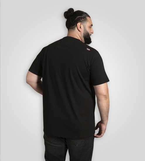 D555 Ginza Tokyo with Dragon Crew Neck T-shirt Black - Herren-T-shirts - Herren-T-Shirts in großen Größen