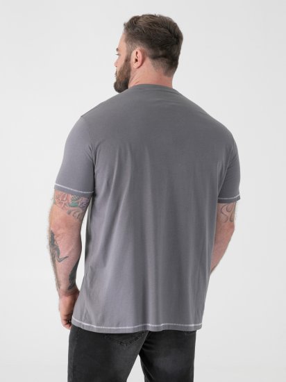 D555 Jasper Official Gas Monkey T-shirt mit Druck Grau - Herren-T-shirts - Herren-T-Shirts in großen Größen