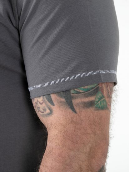 D555 Jasper Official Gas Monkey T-shirt mit Druck Grau - Herren-T-shirts - Herren-T-Shirts in großen Größen