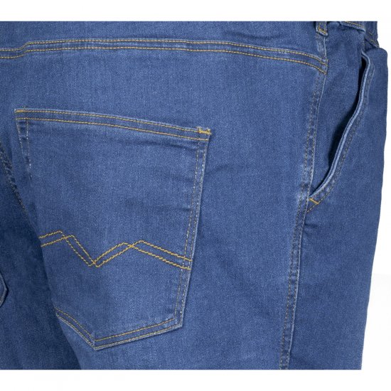 Adamo 199112 Jeans mit elastischem Bund Mittelblau - Herren-jeans & -hosen - Herren-Jeans & -Hosen in großen Größen