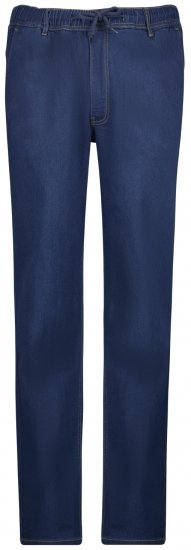 Adamo 199112 Jeans mit elastischem Bund Marineblau - Herren-jeans & -hosen - Herren-Jeans & -Hosen in großen Größen