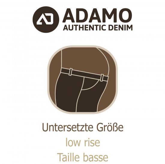 Adamo 5-Pocket Low Rise Jeans Black - Herren-jeans & -hosen - Herren-Jeans & -Hosen in großen Größen