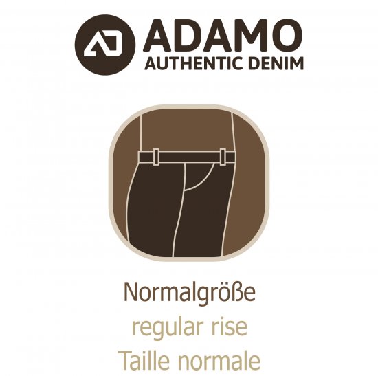 Adamo 5-Pocket Regular Rise Jeans Dark Navy - Herren-jeans & -hosen - Herren-Jeans & -Hosen in großen Größen