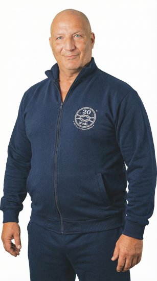 20 Nodi Grecale Gym Jacket Navy - Herren-sweater und -hoodies - Herren-Sweater und -Hoodies in großen Größen