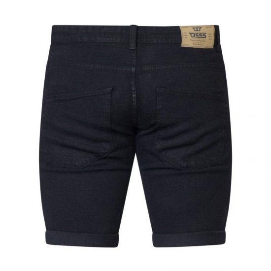 D555 Jude Stretch Denim Shorts Black - Herrenshorts - Herrenshorts in großen Größen