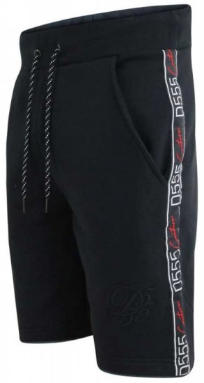 D555 Burlington Couture Jersey Shorts Black - Jogginghosen für herren - Jogginghosen für Herren in großen Größen