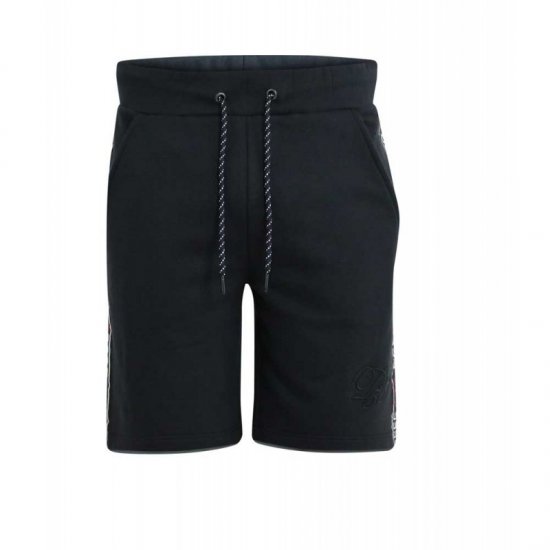 D555 Burlington Couture Jersey Shorts Black - Jogginghosen für herren - Jogginghosen für Herren in großen Größen