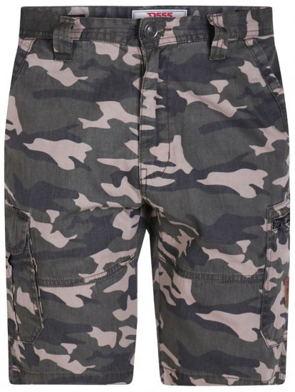 D555 Chadwick Shorts Green Camo - Herrenshorts - Herrenshorts in großen Größen