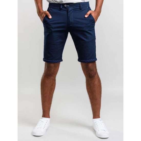 D555 Lopez Stretch Shorts Navy - Herrenshorts - Herrenshorts in großen Größen