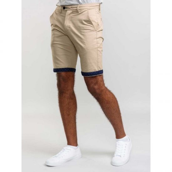 D555 Lopes Stretch Short Stone - Herrenshorts - Herrenshorts in großen Größen