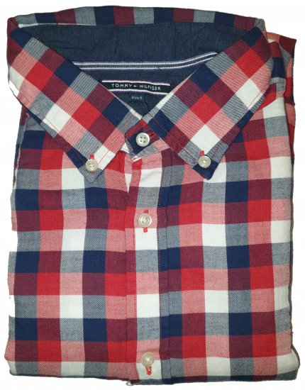 Tommy Hilfiger Red Check Long Sleeve Shirt - Motleys verrückter April-Sale - 