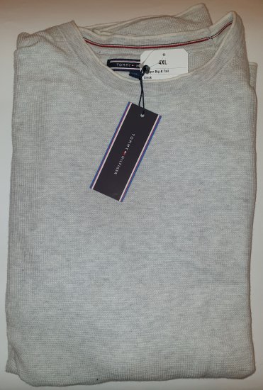 Tommy Hilfiger Sweater Light Grey - Motleys verrückter April-Sale - 