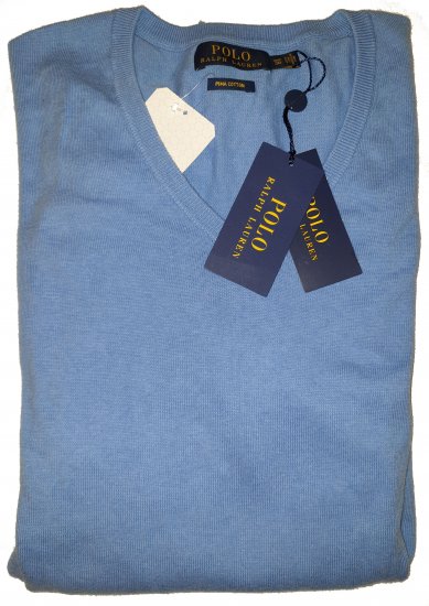 Polo Ralph Lauren 4002 Sweater Blue - Motleys verrückter April-Sale - 