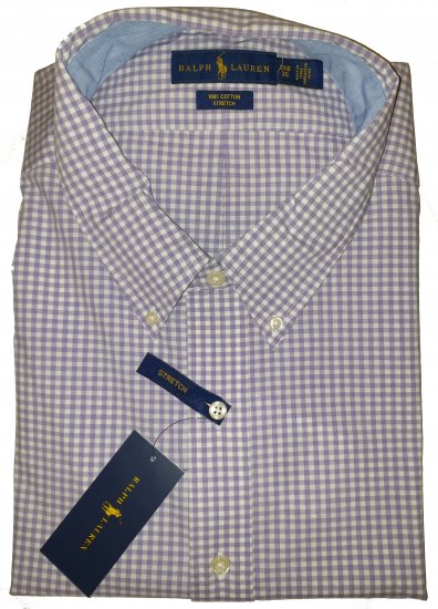 Polo Ralph Lauren 5002 Classic Shirt Purple - Motleys verrückter April-Sale - 