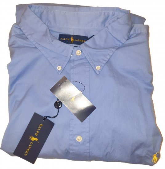 Polo Ralph Lauren HRB IS BLU Shirt - Motleys verrückter April-Sale - 