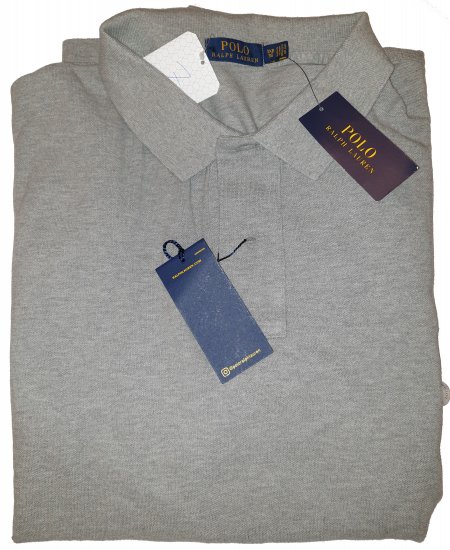 Polo Ralph Lauren TC7O Polo Heather Grey - Motleys verrückter April-Sale - 