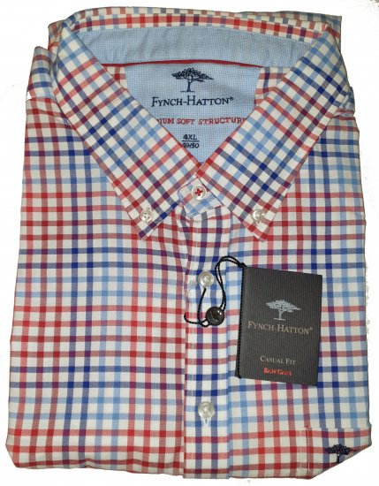 Fynch-Hatton 6022 Shirt Red - Motleys verrückter April-Sale - 