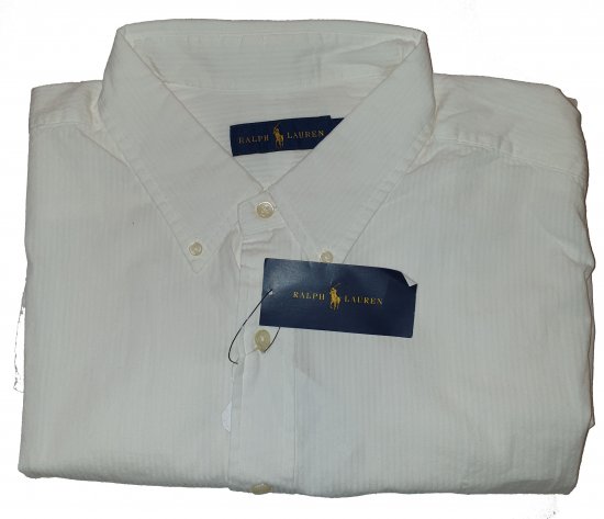 Polo Ralph Lauren TC7I White Short Sleeve Shirt - Motleys verrückter April-Sale - 