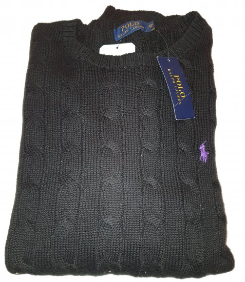 Ralph Lauren T15V Sweater Black - Motleys verrückter April-Sale - 