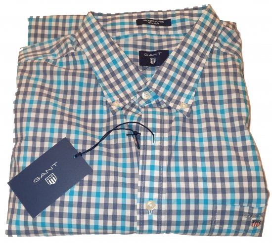 Gant 347620 Shirt Blue - Motleys verrückter April-Sale - 