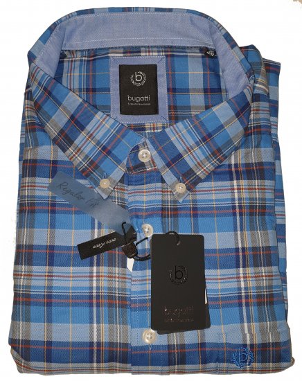 Bugatti 78315 Shirt Blue - Motleys verrückter April-Sale - 