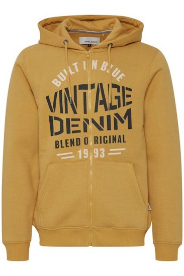 Blend Hoodie 4276 "Vintage Denim" Orange - Herren-sweater und -hoodies - Herren-Sweater und -Hoodies in großen Größen