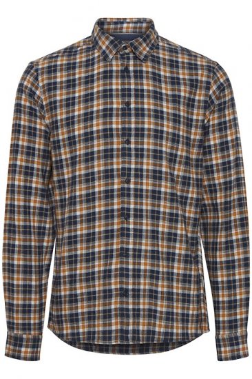 Blend Long Sleeve Shirt 4322 Dress Blues - Herrenhemden - Herrenhemden in großen Größen