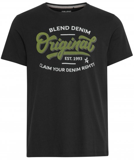 Blend 4568 T-Shirt Black - Herren-T-shirts - Herren-T-Shirts in großen Größen