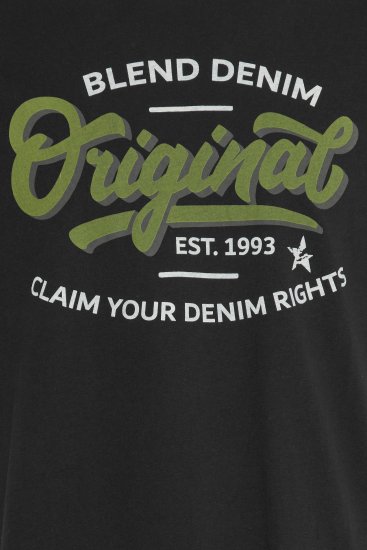 Blend 4568 T-Shirt Black - Herren-T-shirts - Herren-T-Shirts in großen Größen