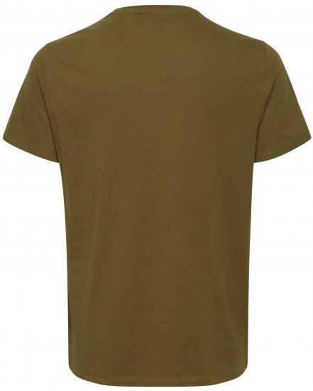 Blend 4811 T-Shirt Military Olive - Herren-T-shirts - Herren-T-Shirts in großen Größen