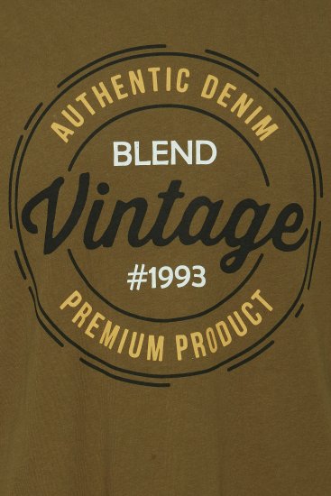 Blend 4811 T-Shirt Military Olive - Herren-T-shirts - Herren-T-Shirts in großen Größen