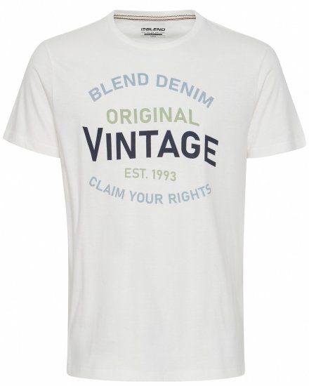 Blend 5018 T-Shirt white - Herren-T-shirts - Herren-T-Shirts in großen Größen