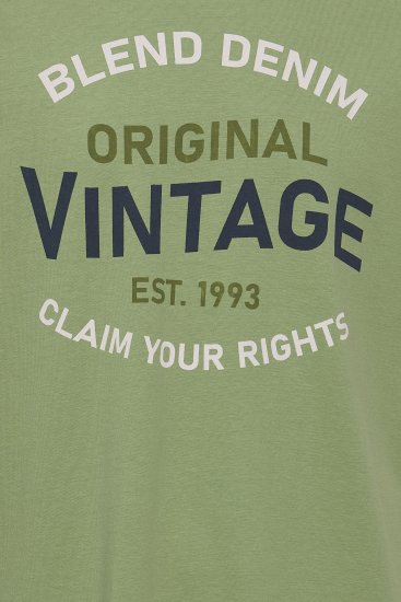 Blend 5018 T-Shirt Green - Herren-T-shirts - Herren-T-Shirts in großen Größen