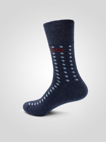 D555 Harold 3 Extra Wide Comfort Fit Socks 3-pack Navy/Denim - Herrenunterwäsche & bademode - Herrenunterwäsche & Bademode in großen Größen