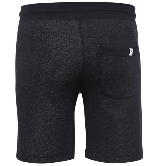 D555 HARLOW Jersey Shorts Black Twist - Jogginghosen für herren - Jogginghosen für Herren in großen Größen