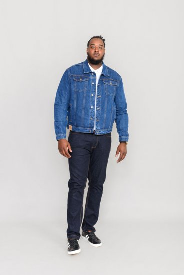 Duke Trucker Jeansjacke Blau - Herren jacken - Herren Jacken in großen Größen