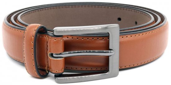 D555 Anthony Ledergürtel Braun, 2,7cm - Lange Gürtel - Lange Gürtel für Männer