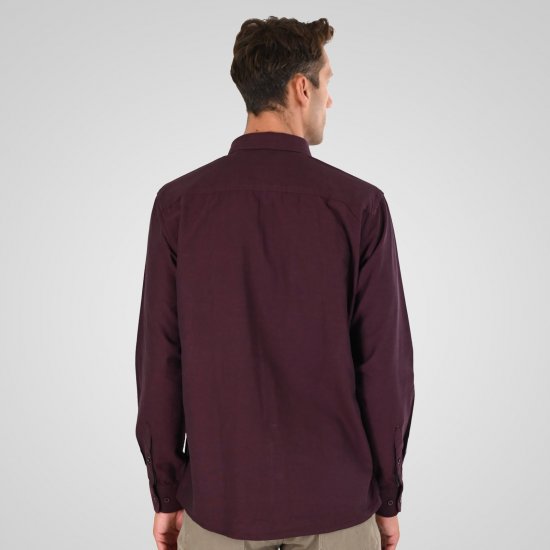 Double Outfitters GS-5225 Oxfordhemd Bordeaux - Herrenhemden - Herrenhemden in großen Größen