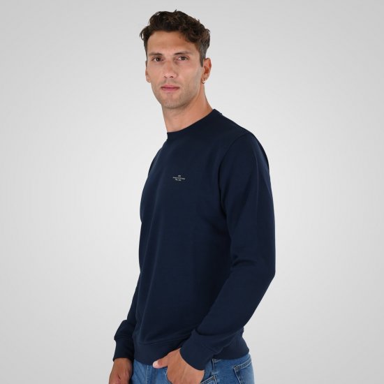 Double Outfitters MTOP-1141 Sweatshirt Navyblau - Herren-sweater und -hoodies - Herren-Sweater und -Hoodies in großen Größen