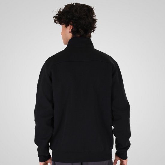 Double Outfitters MTOP-1158 Sweatjacke mit Reißverschluss Schwarz - Herren-sweater und -hoodies - Herren-Sweater und -Hoodies in großen Größen