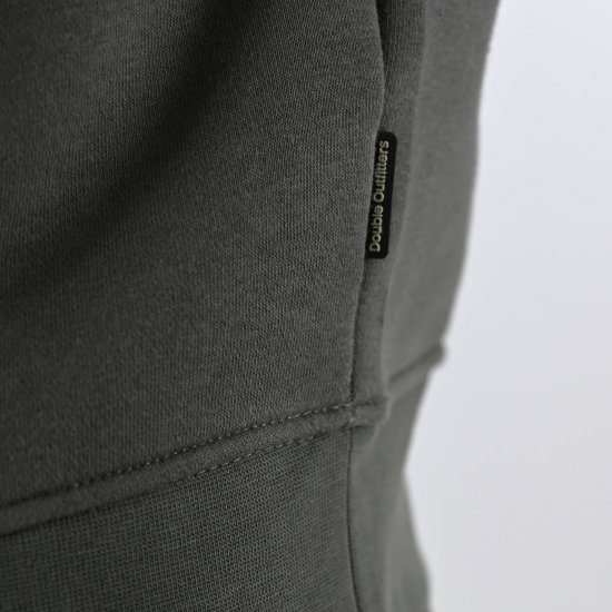 Double Outfitters MTOP-1163 Sweatshirt mit halbem Reißverschluss Khaki - Herren-sweater und -hoodies - Herren-Sweater und -Hoodies in großen Größen