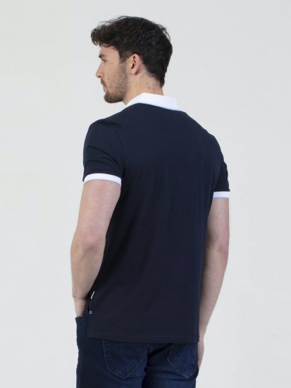 Mish Mash Zegreb Sporty Polo Navy - Polo-shirts für herren - Polo-Shirts für Herren in großen Größen