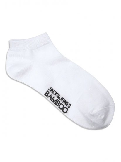Jack & Jones Basic Bambus-Sneakersocken Weiß 5er-Pack - Herrenunterwäsche & bademode - Herrenunterwäsche & Bademode in großen Größen